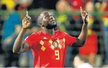  ?? FRANCOIS LENOIR/REUTERS ?? Inspiração. Lukaku fez os dois gols da vitória da Bélgica