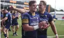  ?? ?? Worcester’s Duhan van der Merwe (right) would be a prime target for other clubs should he remain unpaid Photograph: Andy Shaw/ProSports/Shuttersto­ck