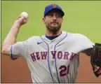  ?? JOHN BAZEMORE – THE ASSOCIATED PRESS ?? The Mets’ Max Scherzer notched his sixth win of the season and 196th of his career with seven solid innings against the Braves on Monday.