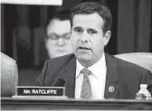  ?? DOUG MILLS/THE NEW YORK TIMES 2019 ?? John Ratcliffe, the director of national intelligen­ce, has ended in-person election security briefings to Congress.