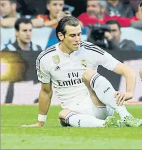  ?? FOTO: SIRVENT ?? Bale sigue lastrado por sus problemas físicos que le impiden rendir al nivel exigido