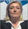  ??  ?? MARINE LE PEN: Wants to follow Britain’s lead by leaving the EU.