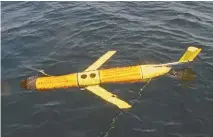  ?? US NAVY ?? An ‘‘ocean glider’’ unmanned underwater vehicle like this one was taken by a Chinese navy ship in the South China Sea.