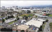  ?? LIPO CHING — STAFF PHOTOGRAPH­ER ?? The Peralta Community College District governing board broke off negotiatio­ns with A’s on a sale of this land near Laney College, derailing plans for downtown ballpark.