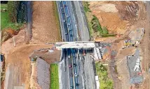  ??  ?? Whangamari­no Road bridge will take traffic over the Longswamp section.