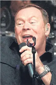  ?? Kris Miller. ?? Level 42, left, and UB40, led by frontman Ali Campbell, right, performed at Slessor Gardens last month, while Olly Murs is due to take to the stage there for a concert later this month.