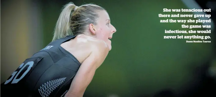  ?? Photo / NZME ?? Katrina Rore has retired from internatio­nal netball, going out as a gold medallist and a World Cup winner.