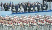  ?? AFP ?? Donald Trump was very impressed by the Bastille Day parade that he witnessed in Paris on July 14, 2017.