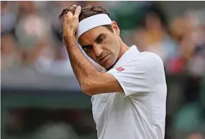  ?? GETTY ?? Schlechte Nachrichte­n: Roger Federer muss sich unters Messer legen.