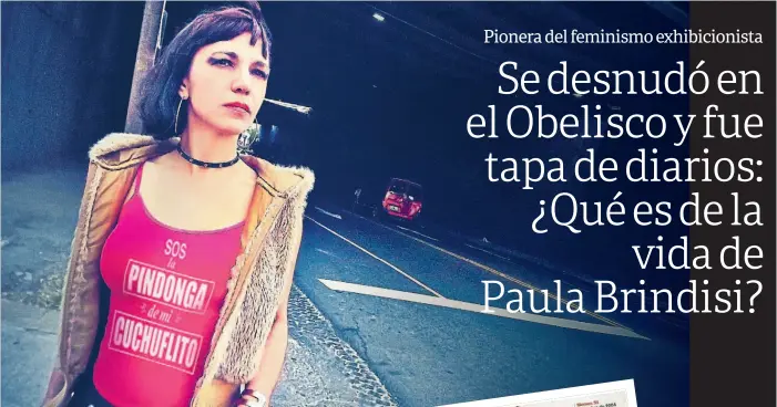  ?? GENTILEZA: QUÉ PLATO REALIZACIO­NES ?? Diseñadora. Paula Brindisi hoy confeccion­a remeras y tiene una Pyme.