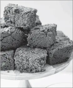  ?? AP PHOTO ?? Mexican Hot Chocolate Brownies, served with a glass of cold milk, are a perfect way to wind down after a busy day.