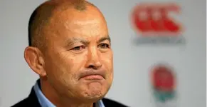  ??  ?? Eddie Jones has been denied a chance to take on Steve Hansen and the All Blacks.