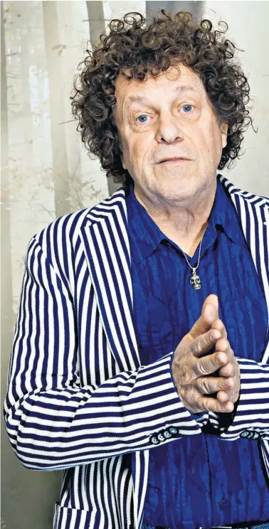  ?? ?? Leo Sayer: ‘I refuse to let any editor near my memoir’