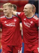  ?? ?? Ross McCrorie with Scott Brown