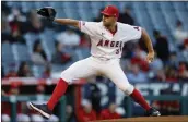  ?? KEVORK DJANSEZIAN — GETTY IMAGES ?? Angels starter Tyler Anderson pitched seven shutout innings and held the Rays to four hits.
