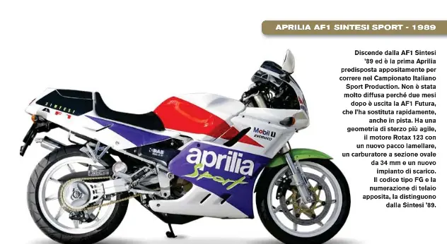 APRILIA AF1 SINTESI SPORT - 1989 - PressReader
