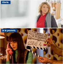  ??  ?? Gloria.
Je te promets.