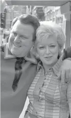  ??  ?? June Whitfield pictured alongside her colleague Terry Scott in 1976