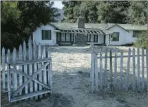  ??  ?? THIS 19TH CENTURY farmhouse in Thousand Oaks serves as Mason’s Glendale home. The owner let the crew add a runway.