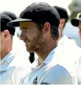  ?? PHOTO: GETTY IMAGES ?? Kane Williamson prepares to lead New Zealand in a cricket test for the first time against Zimbabwe in Bulawayo.