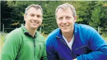  ??  ?? Chris and Martin Kratt are realizing their ambition of helping create awareness of conservati­on through programmin­g aimed at children.