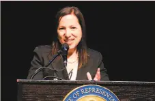  ?? Lea Suzuki / The Chronicle 2019 ?? Lt. Gov. Eleni Kounalakis will appear with Monique ElFaizy at Book Passage in the S.F. Ferry Building.