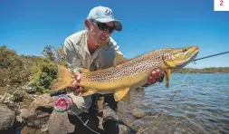  ??  ?? 2. LAKE REGION TROUT
The best sight fishing on the planet is found in Tasmania’s Western Lakes region. Here, seven-pound browns cruise gin-clear creeks and tarns, devour small frogs, and (if you can make a perfect cast) might even inhale your dry fly.