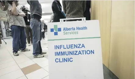  ?? IAN KUCERAK ?? Alberta ordered enough flu vaccine to immunize 35 per cent of the population for the 2018-19 flu season, which will be more than enough if vaccinatio­n rates remain unchanged from the past few years.
