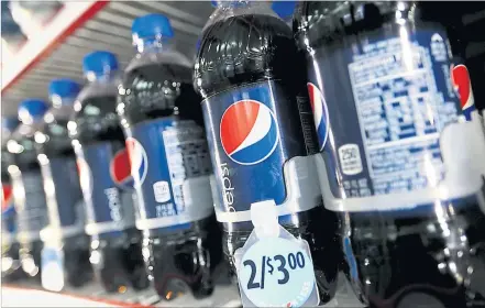  ?? [ APA/AFP/Getty Images/Justin Sull] ?? Der US-Getränkeko­nzern PepsiCo verkauft schon lang nicht mehr ausschließ­lich Cola.