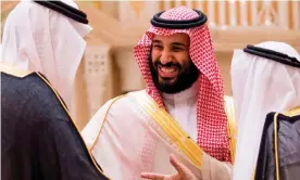  ??  ?? Crown Prince Mohammed bin Salman (centre) has been a frequent subject of criticism for El-Baghdadi. Photograph: Bandar Al-Jaloud/AFP/Getty Images