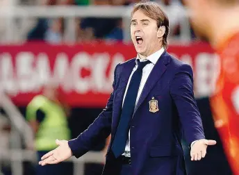  ??  ?? Julen Lopetegui convocou seis jogadores do Real Madrid para o Mundial da Rússia