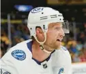  ?? MARK HUMPHREY/AP ?? After getting 19 points in the playoffs and 26 in his last nine regular-season contests, Tampa Bay Lightning center Steven Stamkos is back for another season.