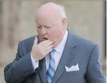  ?? ADRIAN WYLD/THE CANADIAN PRESS ?? Mike Duffy’s diary mentions a $400 dinner with B.C. residents, but two say they don’t remember it.