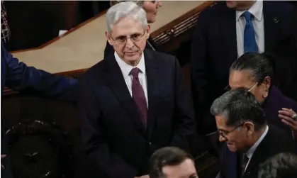  ?? Photograph: Drew Angerer/Getty Images ?? Attorney General Merrick Garland wrote in letter to lawmakers that section 702 ‘plays a key role in keeping US and its citizens safe’.