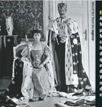  ??  ?? Alexandra fueron los padres de Maud, casada con su primo hermano Carl de Dinamarca, quien tomó el nombre de Haakon VII al ser nombrado rey de Noruega en 1906.