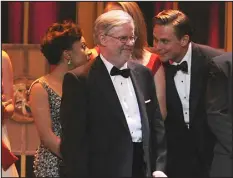  ?? ?? ASSOCIATED PRESS FILE Playwright Christophe­r Durang appears on stage with producers to accept the award for best play for “Vanya and Sonia and Masha and Spike” at the 67th annual Tony Awards in 2013in New York. Also on stage are actors, background from left, Shalita Grant, Kristine Nielsen and Billy Magnussen.