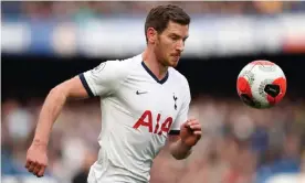  ??  ?? Jan Vertonghen’s family were robbed at knifepoint while he was in Leipzig with Tottenham. Photograph: James Williamson - AMA/Getty Images