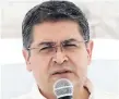  ??  ?? JUAN O. HERNÁNDEZ Presidente de Honduras