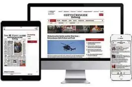  ??  ?? Die neue ePaper-App der OTZ funktionie­rt auf PC, Tablet und Smartphone.