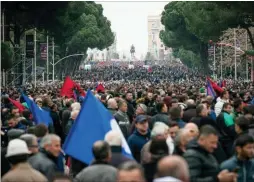  ??  ?? ( Në foto)
Një nga protestat e Partisë Demokratik­e