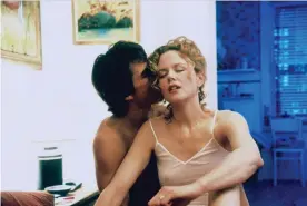  ??  ?? Near the knuckle? Tom Cruise and Nicole Kidman divorced two years after Eyes Wide Shut was released. Photograph: Allstar/Warner Bros