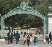  ?? BEN MARGOT/AP 2018 ?? Some states could collect taxes on relief to be given under President Biden’s plan to ease student debt. Above, students at the University of California, Berkeley.