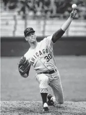  ?? TONY TOMSIC USA TODAY Network ?? Cubs pitcher Ken Holtzman is seen on the mound in 1969, the year he threw one of his two no-hitters.