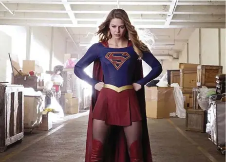  ?? CBS ?? Supergirl, starring Melissa Benoist, averaged 2.4 million when it first aired on CBS in 2015, but is down to 1.19 million this season.