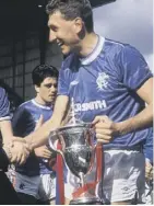  ??  ?? 0 Trophy day: Terry Butcher in 1987