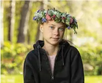  ?? FOTO: MATTIAS AHLM/SR ?? Greta Thunberg inleder årets Sommar i P1 den 20 juni. Det svåraste med programmet var att välja musik, berättar Thunberg. ”Jag kan inte välja, jag har sådan beslutsång­est, så det har jag fått lite hjälp med”, säger hon.