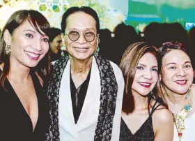  ??  ?? Tricia Canilao, Sal Panelo, Elsie Pascua, Ann Ong