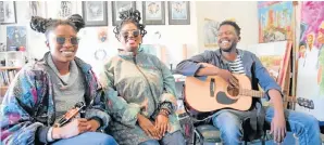 ??  ?? ONE AFRICA: Urban traditiona­l indie folk band Ikati Esengxowen­i will perform at the arts festival tomorrow at the Grand Hotel, Central