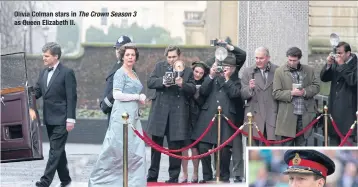  ??  ?? Olivia Colman starsin The Crown Season3 as Queen Elizabeth II.