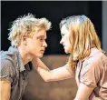  ??  ?? Such sweet sorrow: Freddie Fox as Romeo and Morfydd Clark as Juliet in 2015